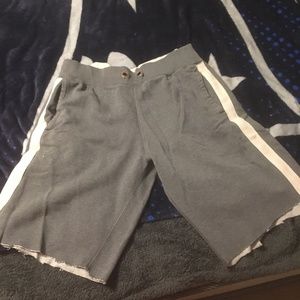 Sweat pant shorts